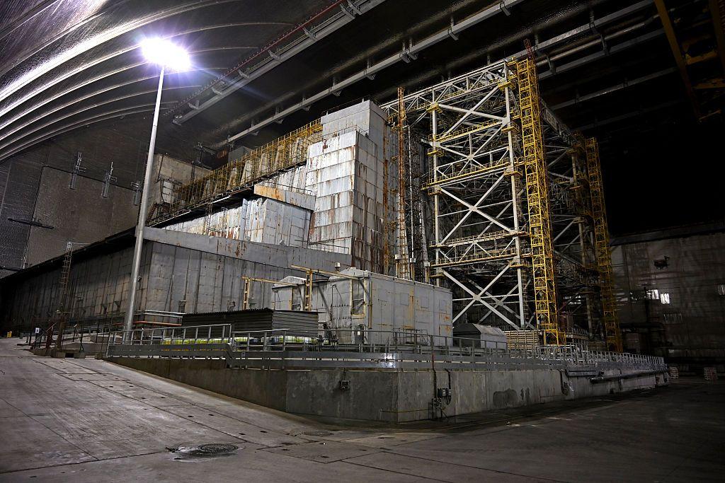 Foto del reactor 4 de la planta nuclear de Chern&oacute;bil.