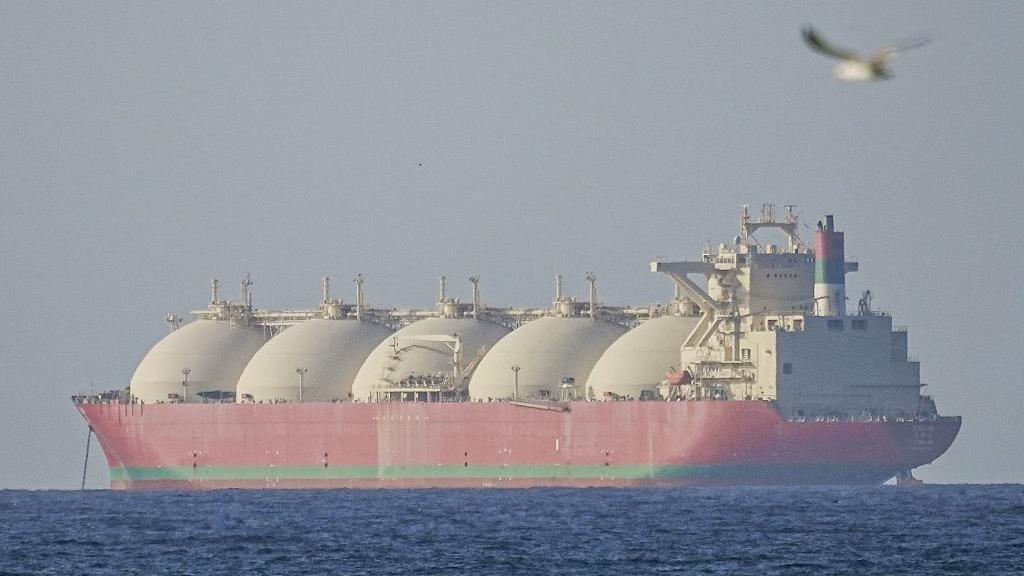 Un buque en el estrecho de Ormuz