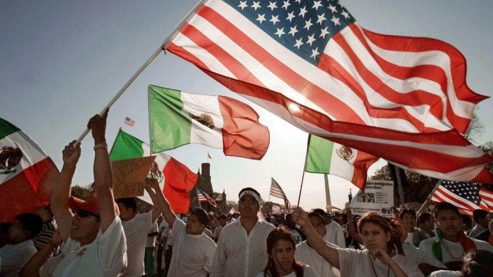 Protestas migrantes mexicanos