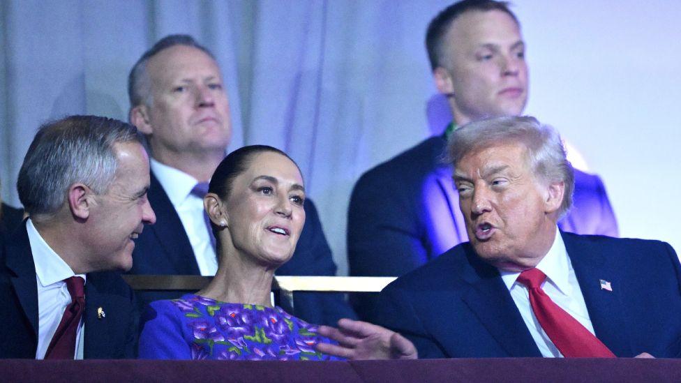 Carney, Sheinbaum y Trump