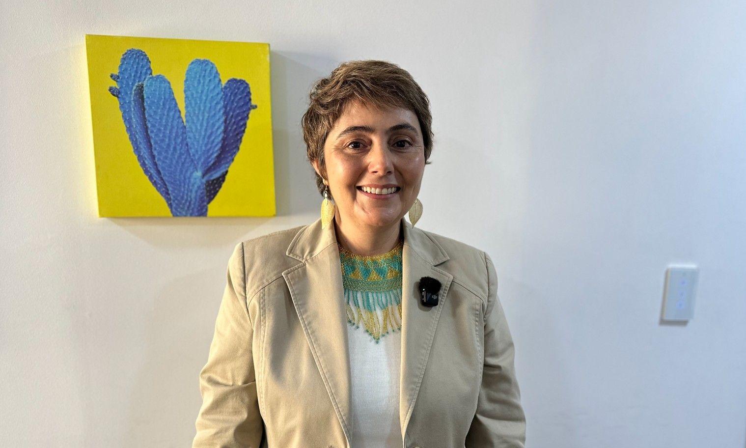 La congresista Carolina Giraldo, fotografiada en diciembre de 2025.