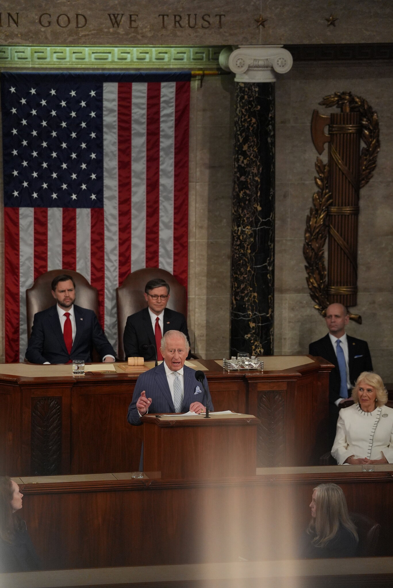 El rey Carlos refutó de forma sutil a Trump