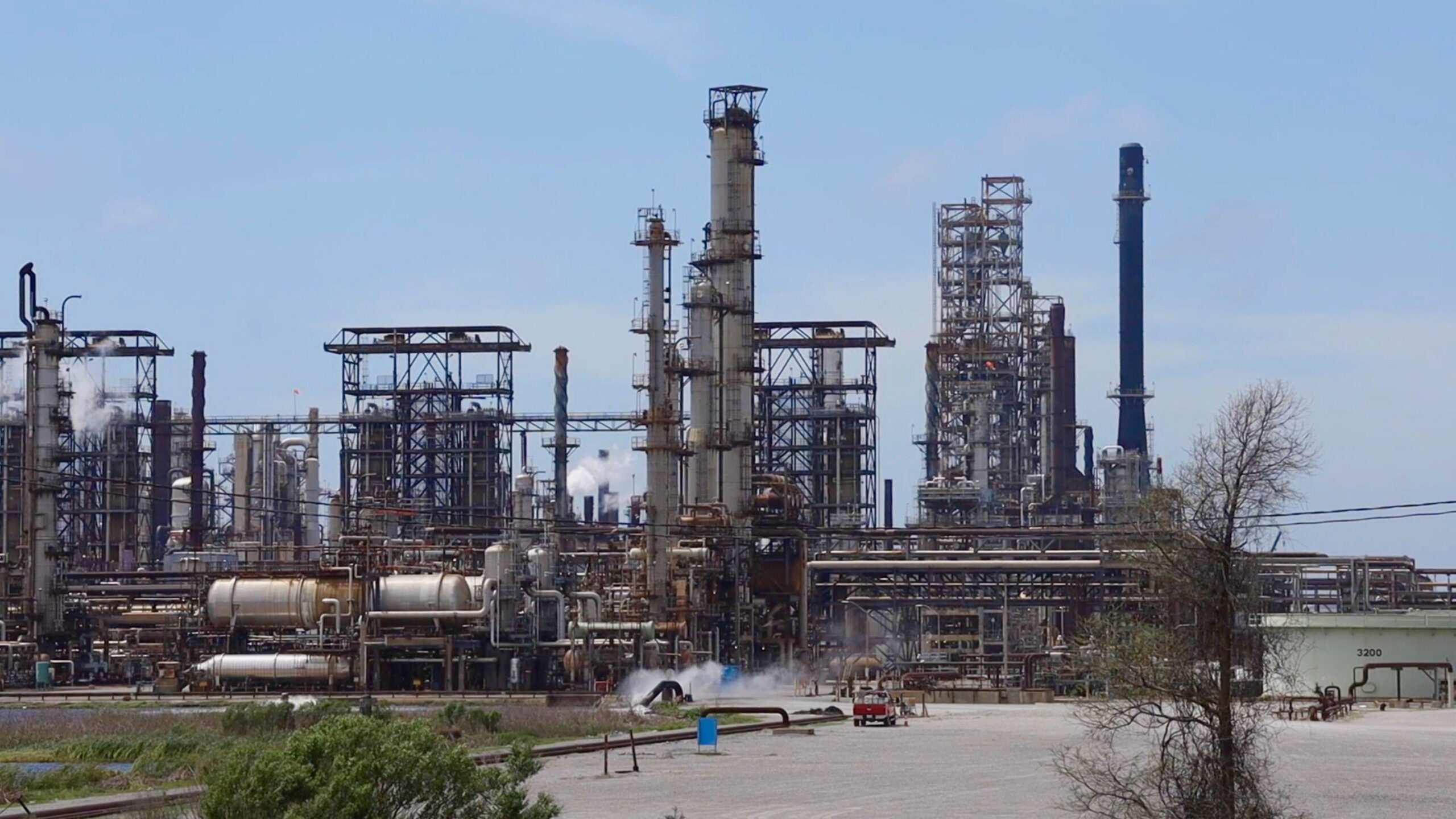 La refiner&iacute;a de petr&oacute;leo de Chevron en Pascagoula, Misisipi.