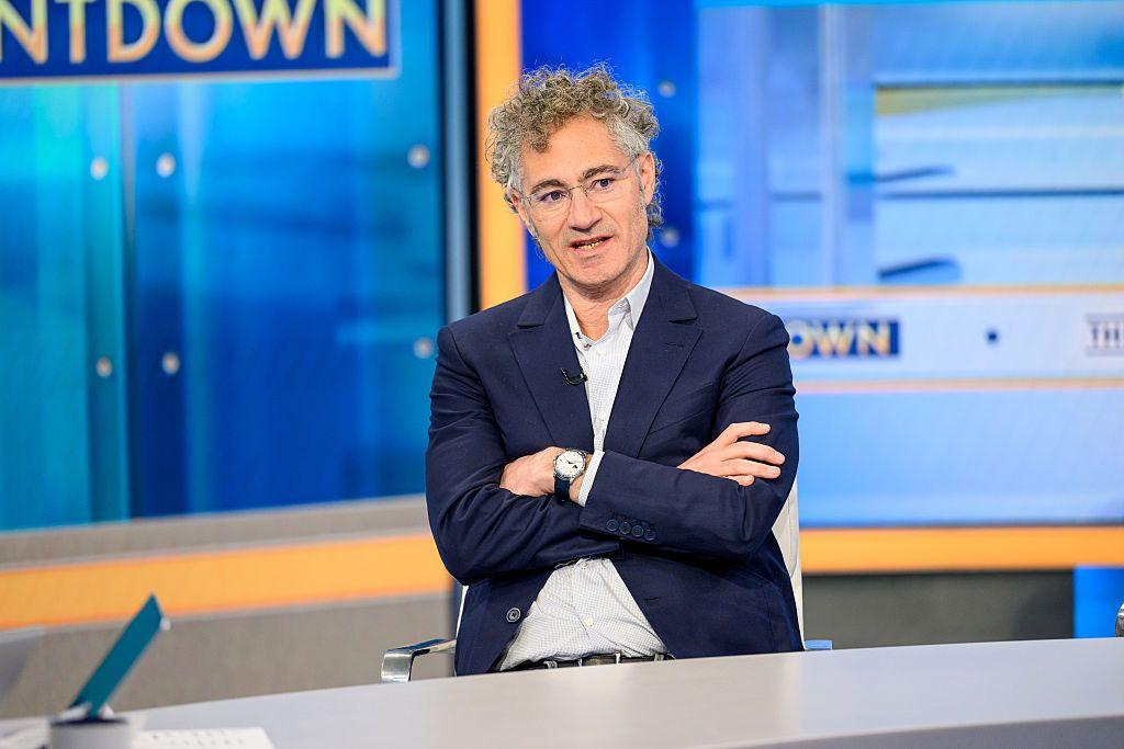Alex Karp durante una visita a los estudios de Fox News en 2025