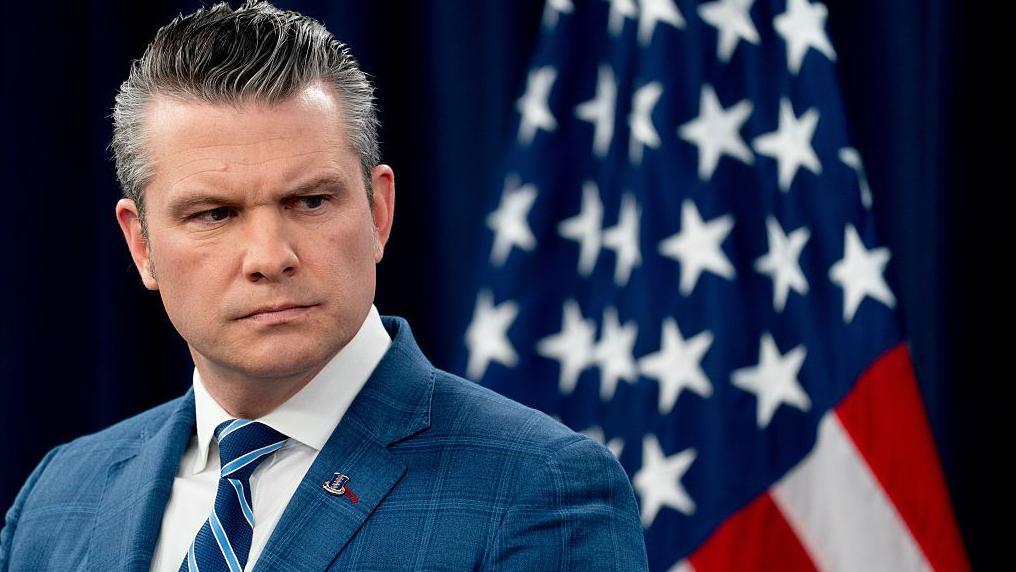 El secretario de guerra de Trump, Pete Hegseth.