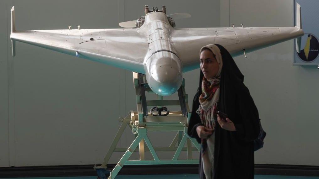 El dron Shahed 136 es uno de los &uacute;ltimos logros de la industria iran&iacute;.

