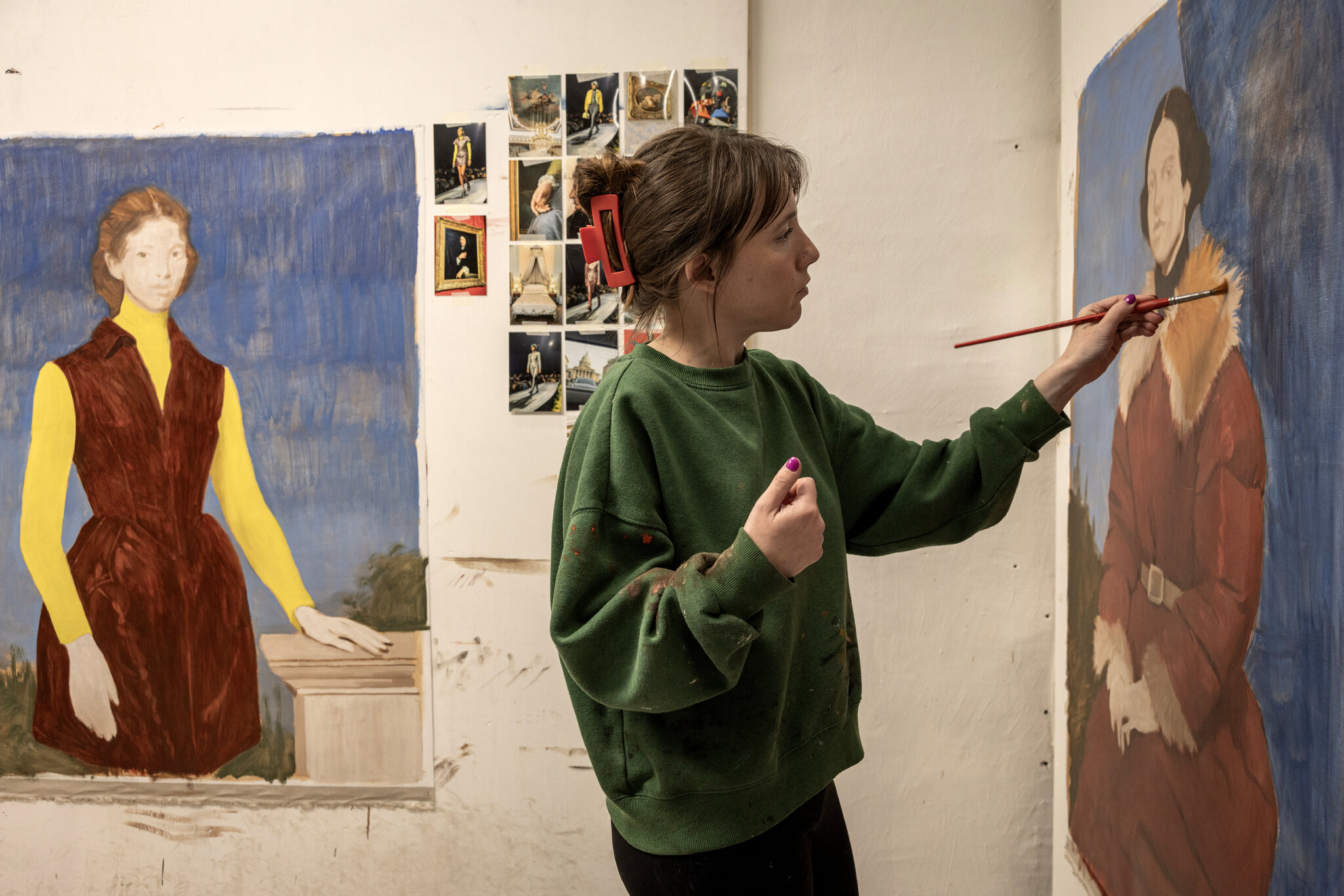 Cómo el retrato de una estrella del pop impulsó la carrera de una artista española