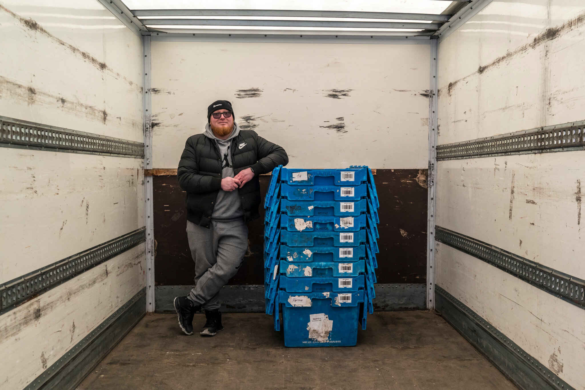 El cartero ucraniano que desafía la guerra para entregar paquetes