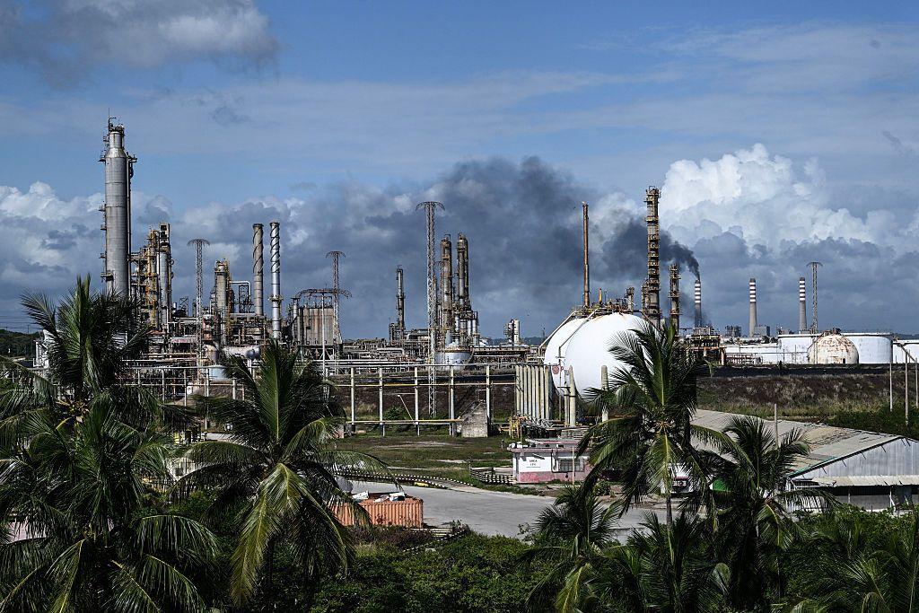 Vista de la refiner&iacute;a de El Palito, ubicada en el estado Carabobo, en la costa centra de Venezuela.