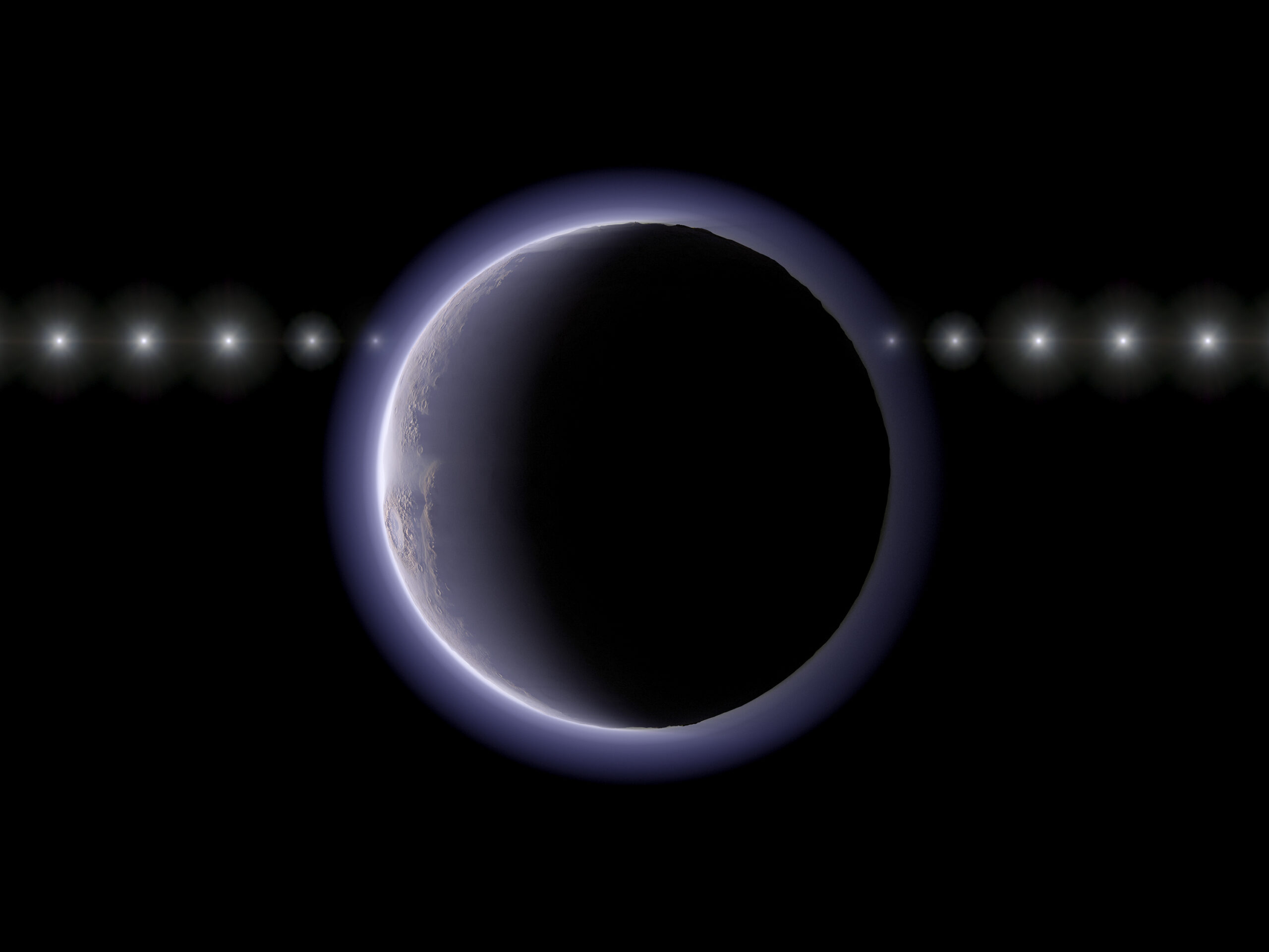 Un plutino sorprende a los astrónomos con indicios de una atmósfera en el borde del sistema solar