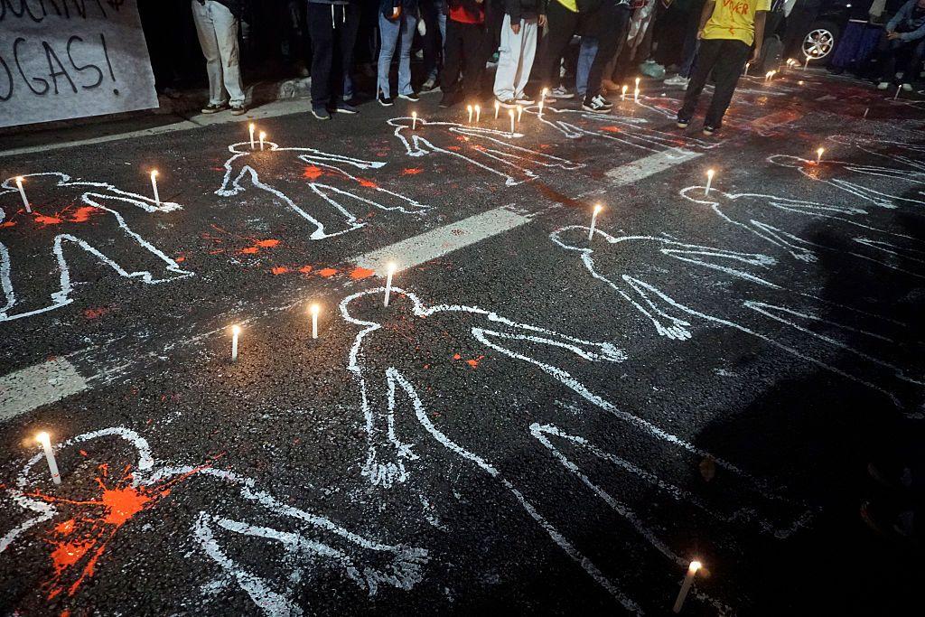 Una protesta de los familiares de las v&iacute;ctimas de la &uacute;ltima operaci&oacute;n contra el Comando Vermelho, ocurrida en octubre de 2025.