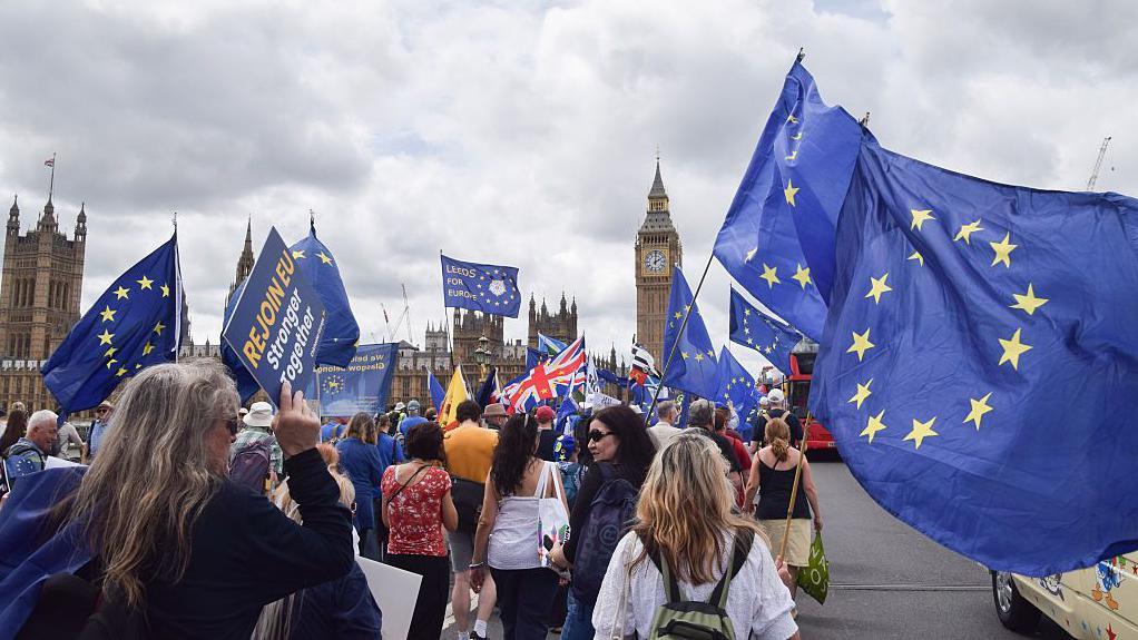 Una manifestaci&oacute;n contra el Brexit en Londres.