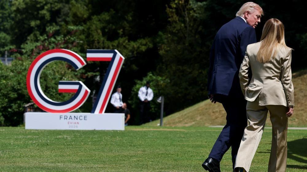 Donald Trump y Giorgia Meloni