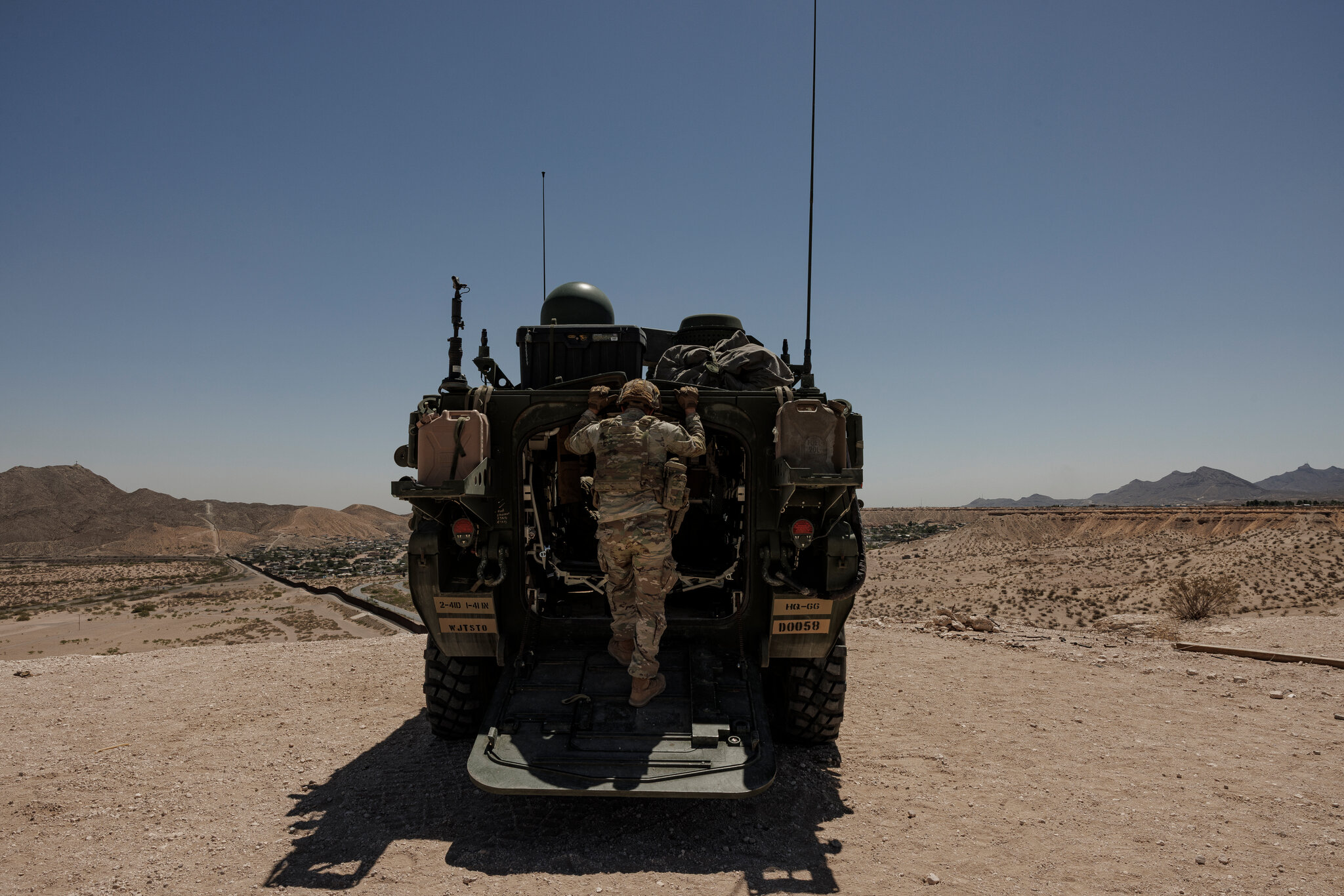 La misión militar de EE. UU. en la frontera con México no tiene previsto un final