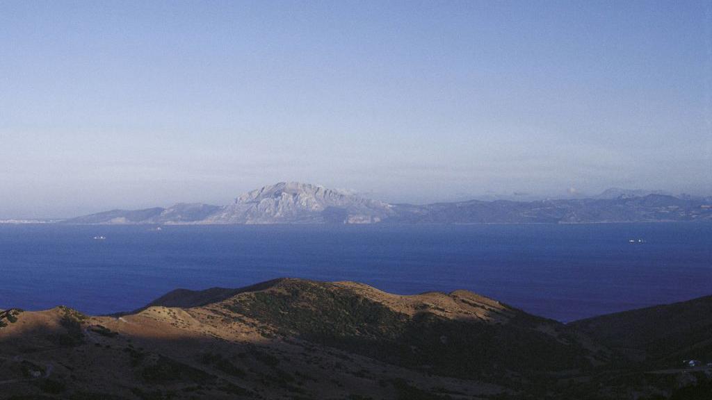 El estrecho de Gibraltar visto desde C&aacute;diz