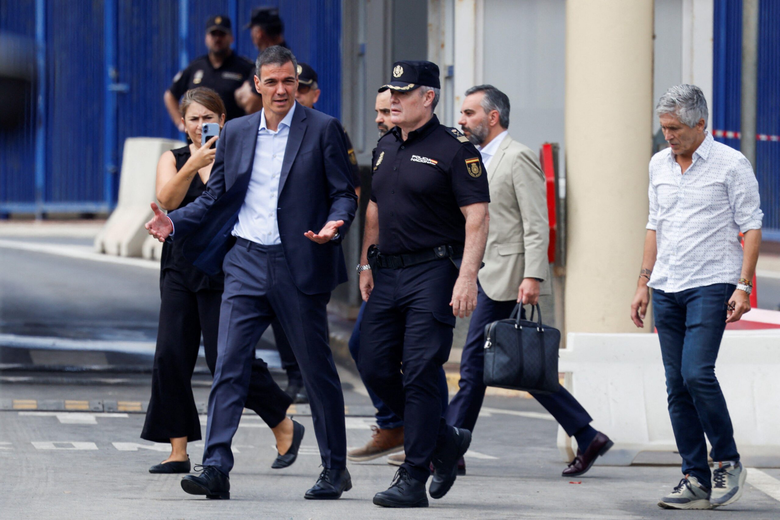 Pedro Sánchez en Ceuta. 