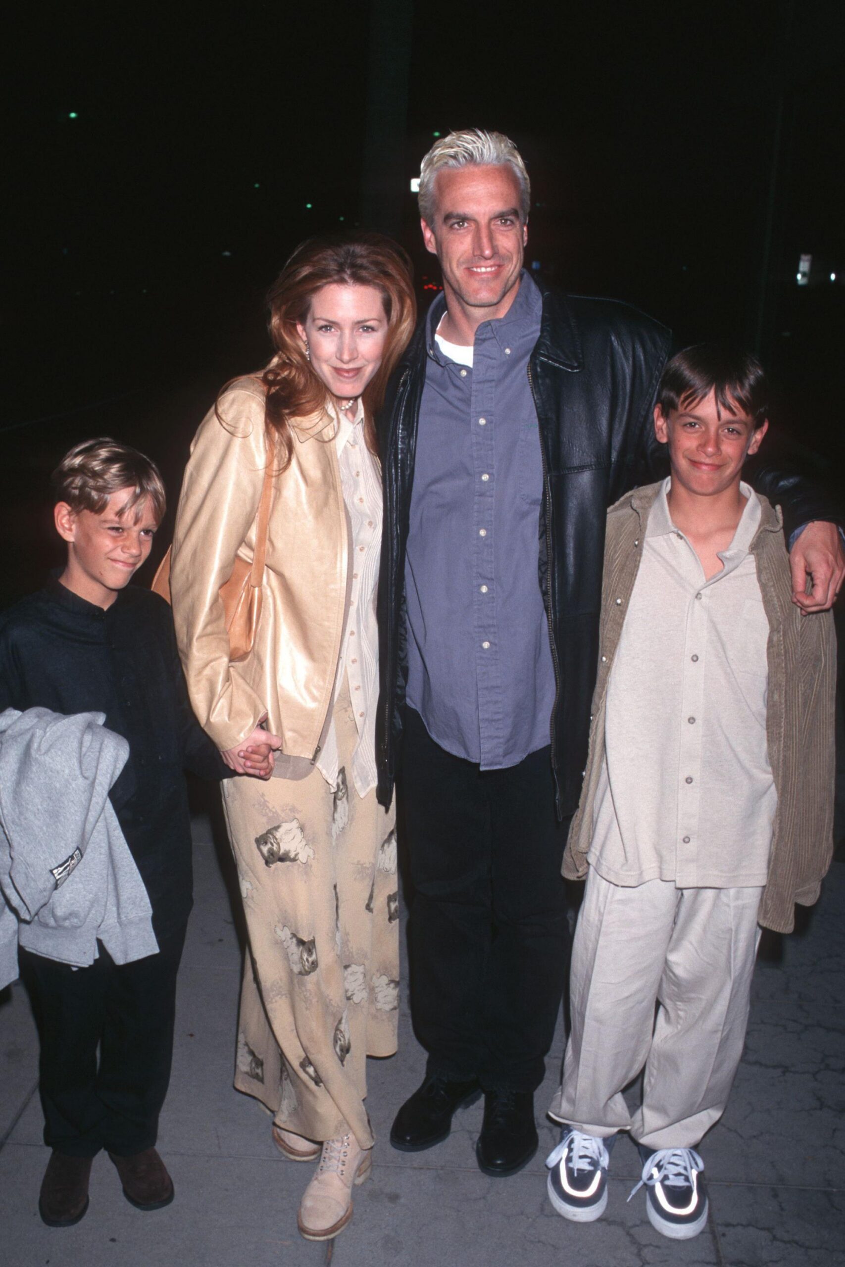 Chris Duddy junto a su familia.