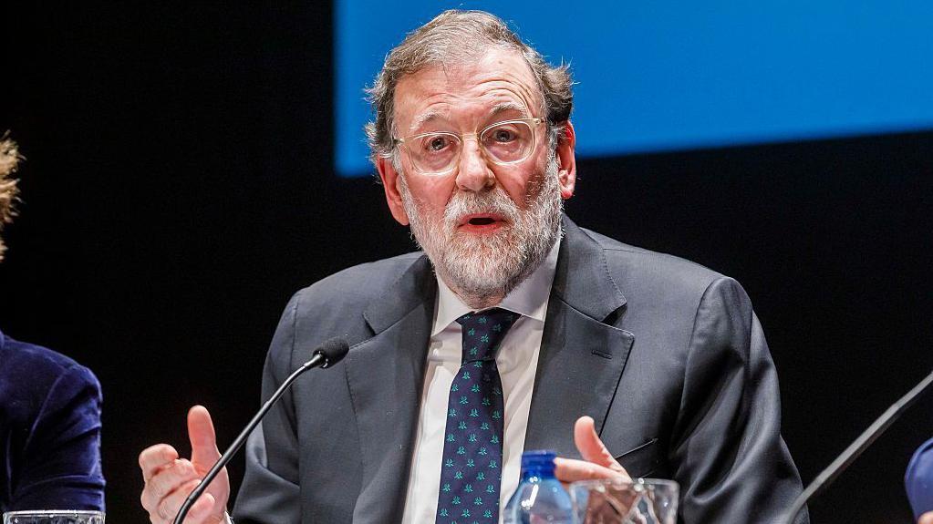 Mariano Rajoy en una conferencia.