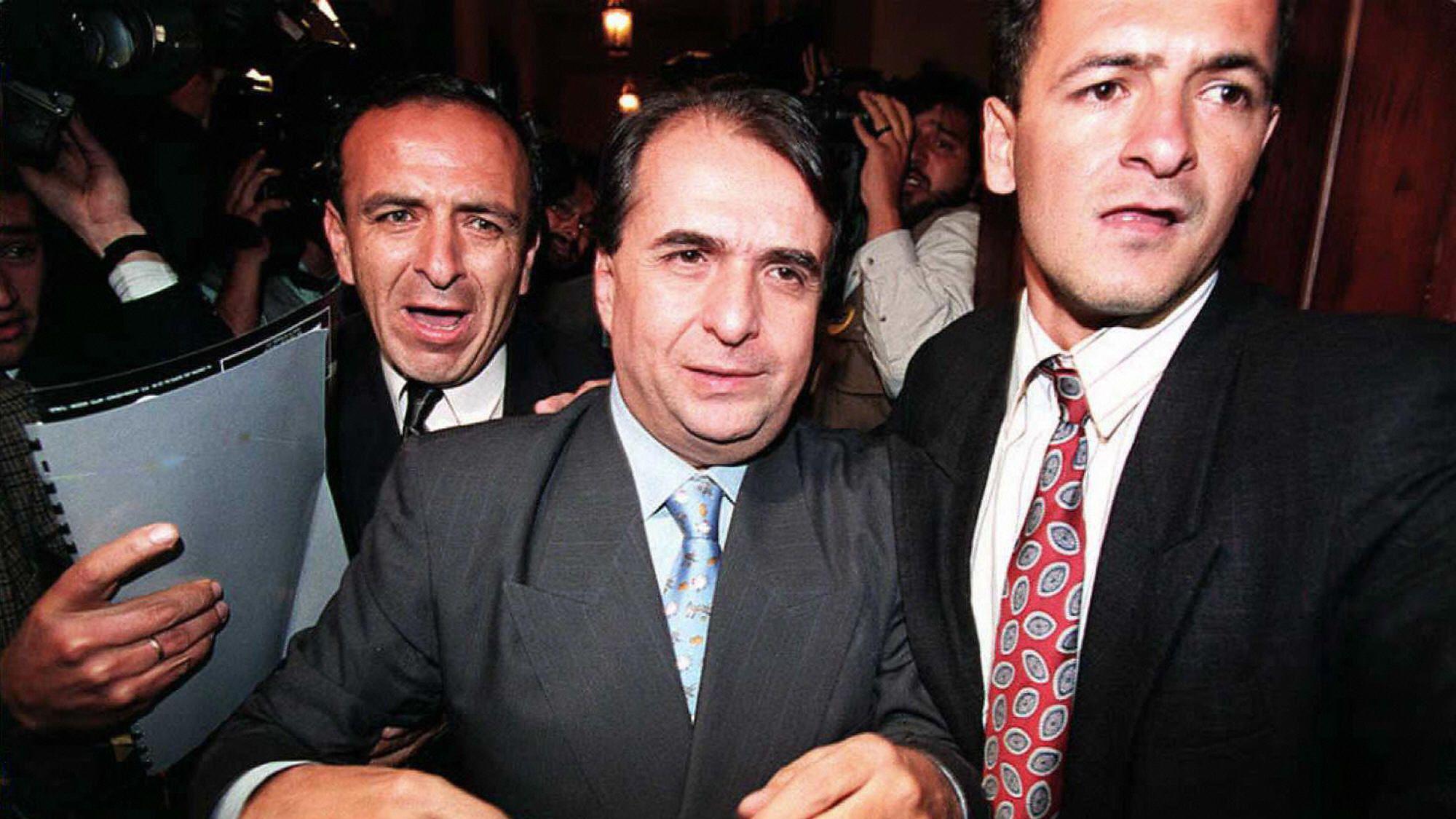 El exministro de Justicia, Alberto Santofimio Botero, en una fotografía en 1995. 