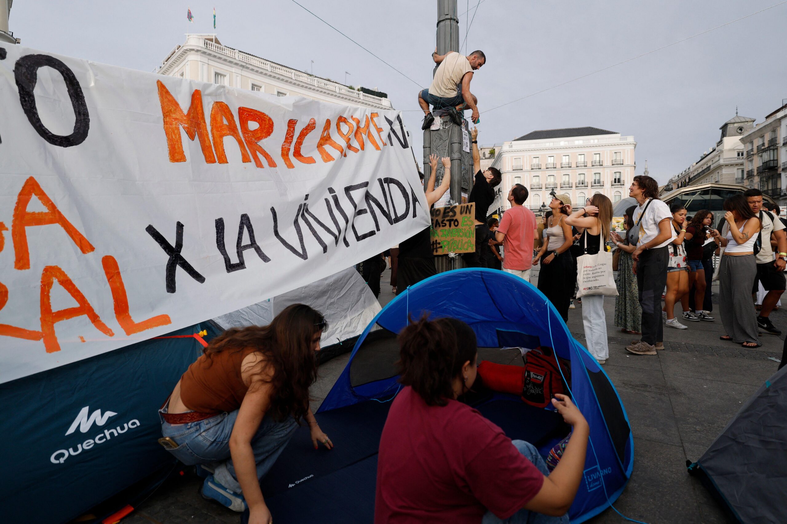 Acampada en Sol