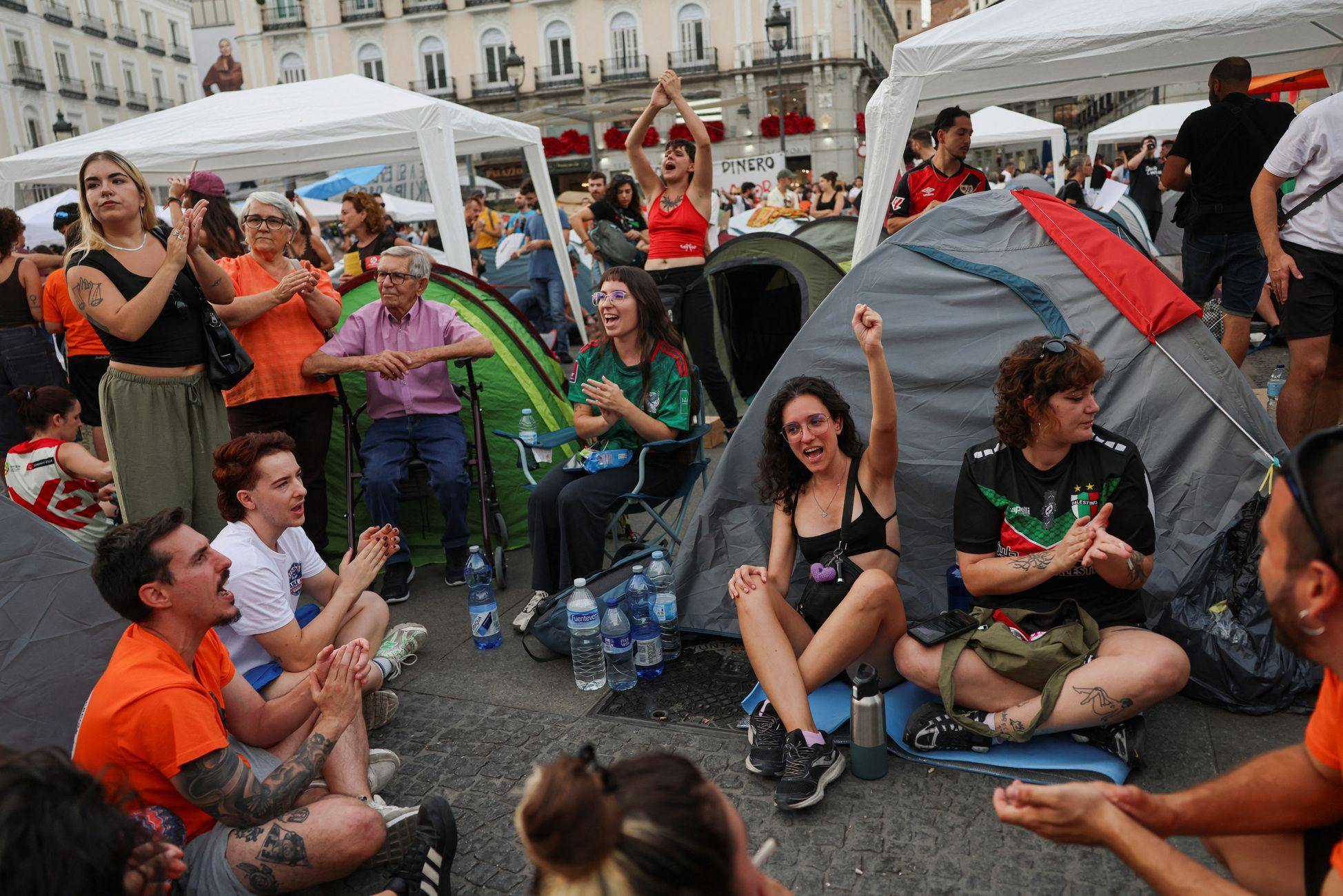 Acampada en Sol