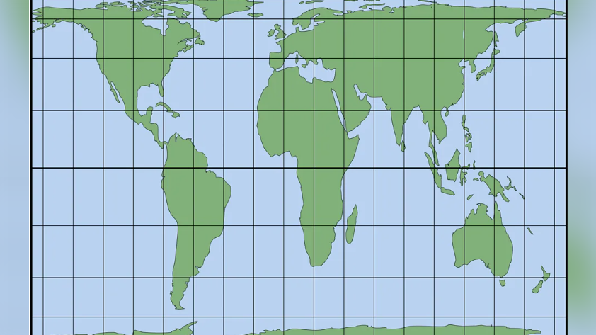 Mapa del mundo de Peters