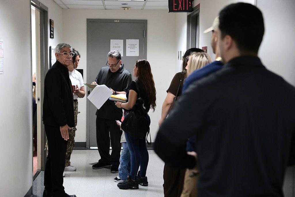Pasillo de un tribunal en NY