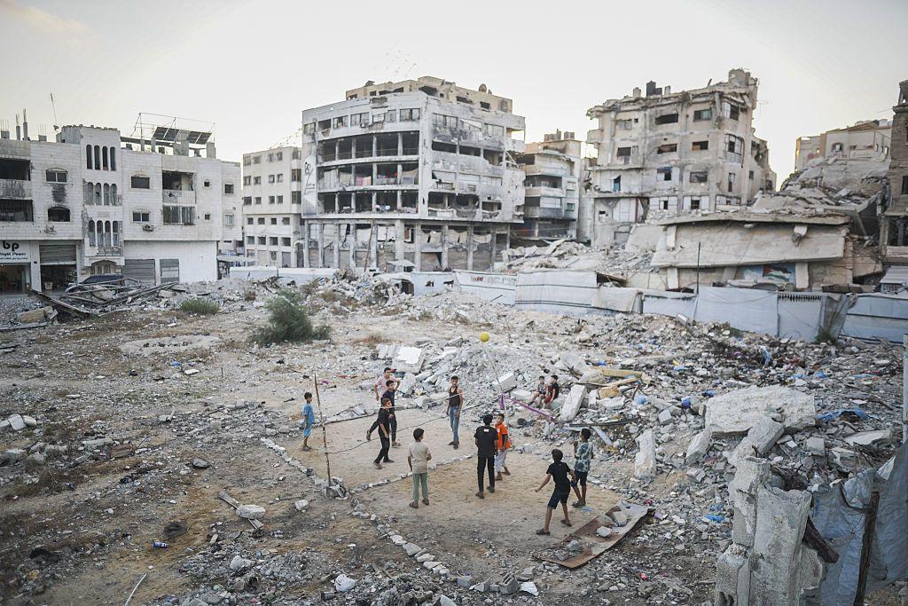 Ciudad de Gaza destruida