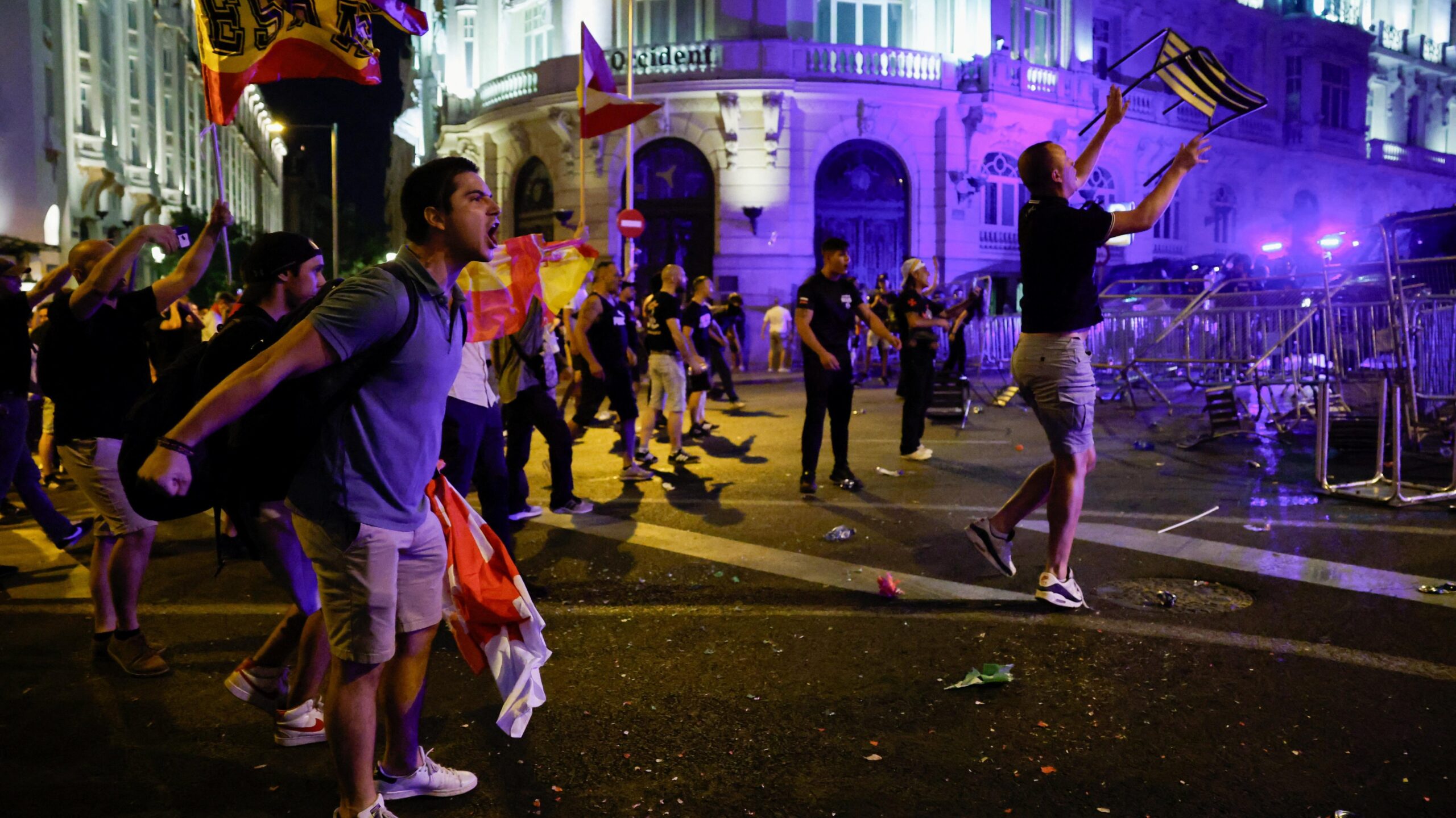 Protestas en España por la respuesta del gobierno de Pedro Sánchez a la crisis migratoria en Ceuta