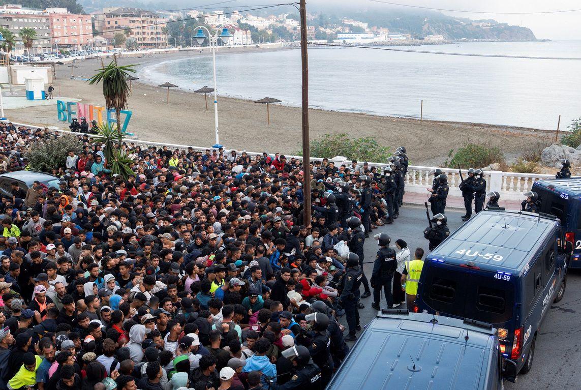 Migrantes en Ceuta