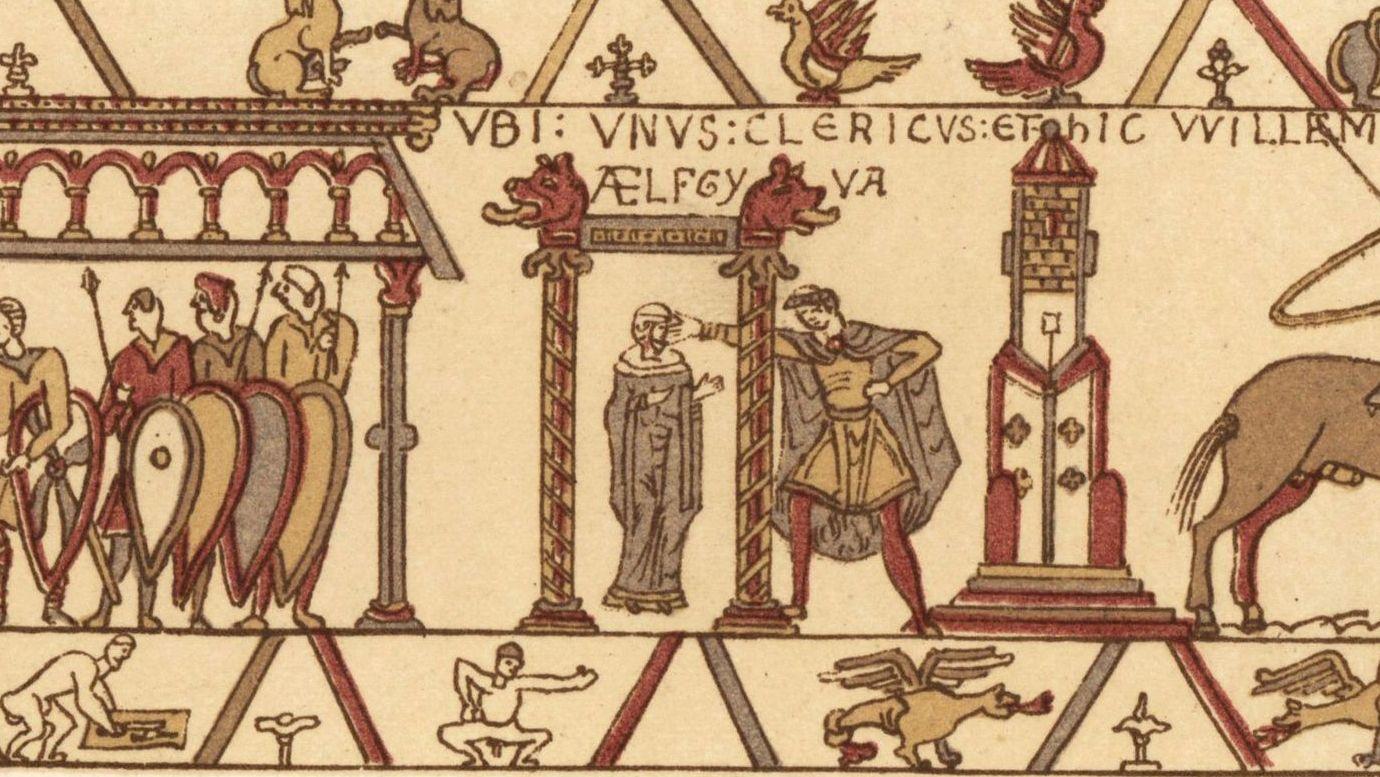 Detalle del Tapiz de Bayeaux. 