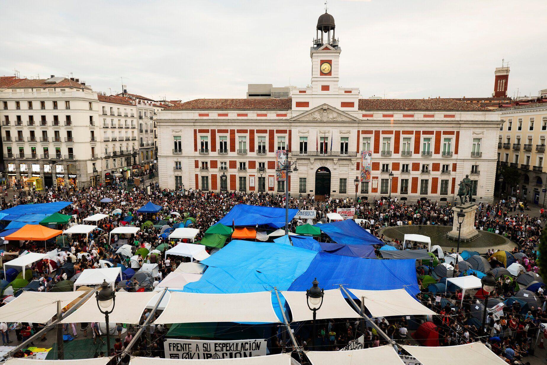 Acampada en Sol