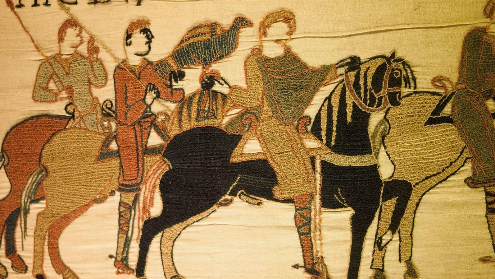 Detalle del Tapiz de Bayeux.