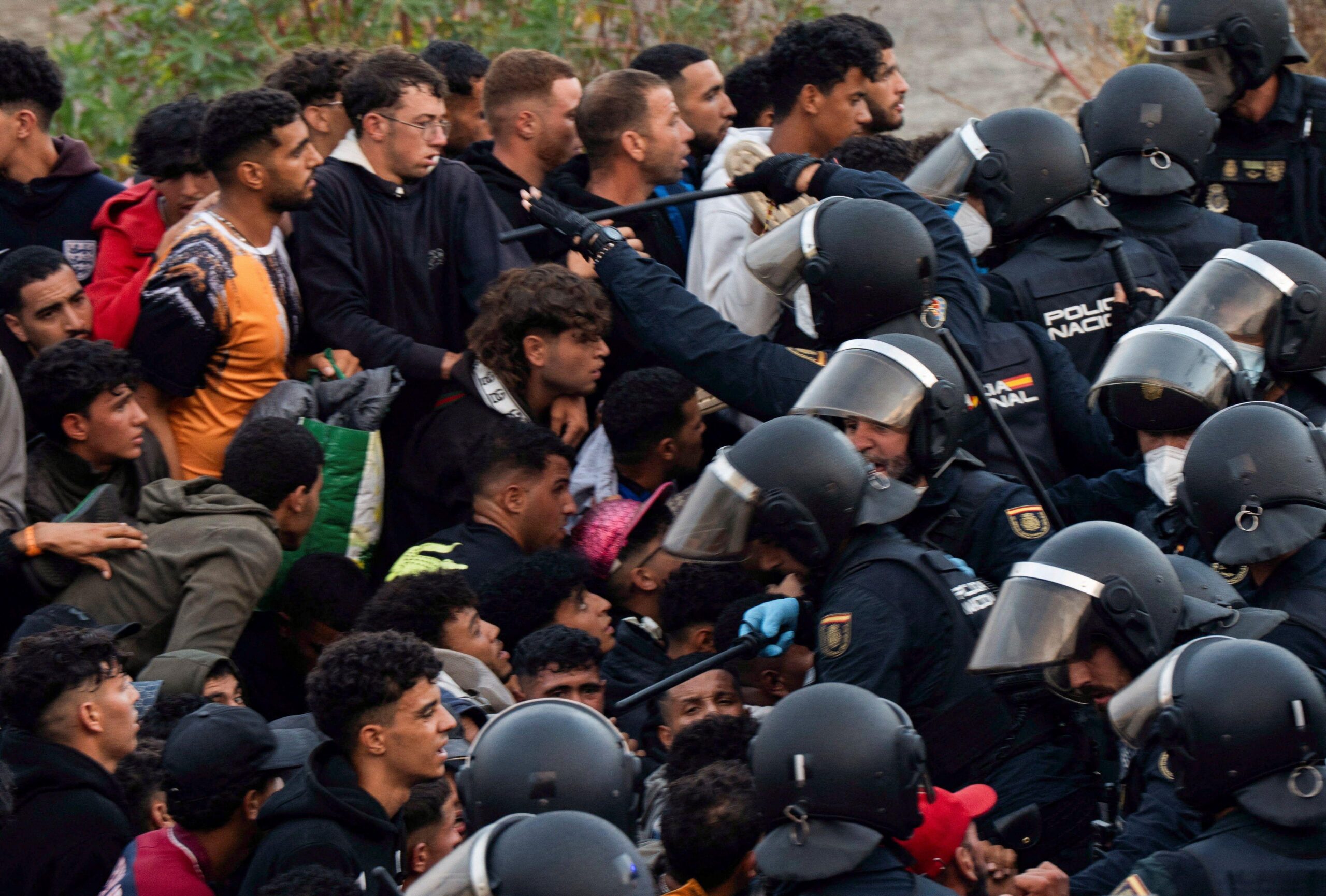 Migrantes en Ceuta