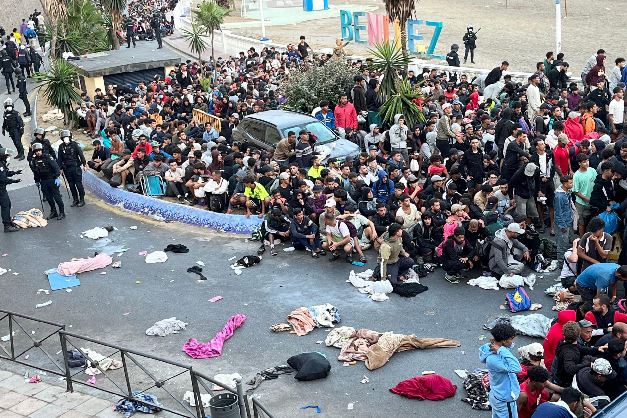 Migrantes en Ceuta