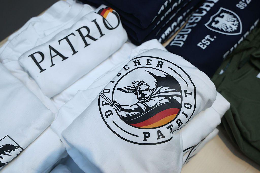 Una camiseta de "Patriotas Alemanes"