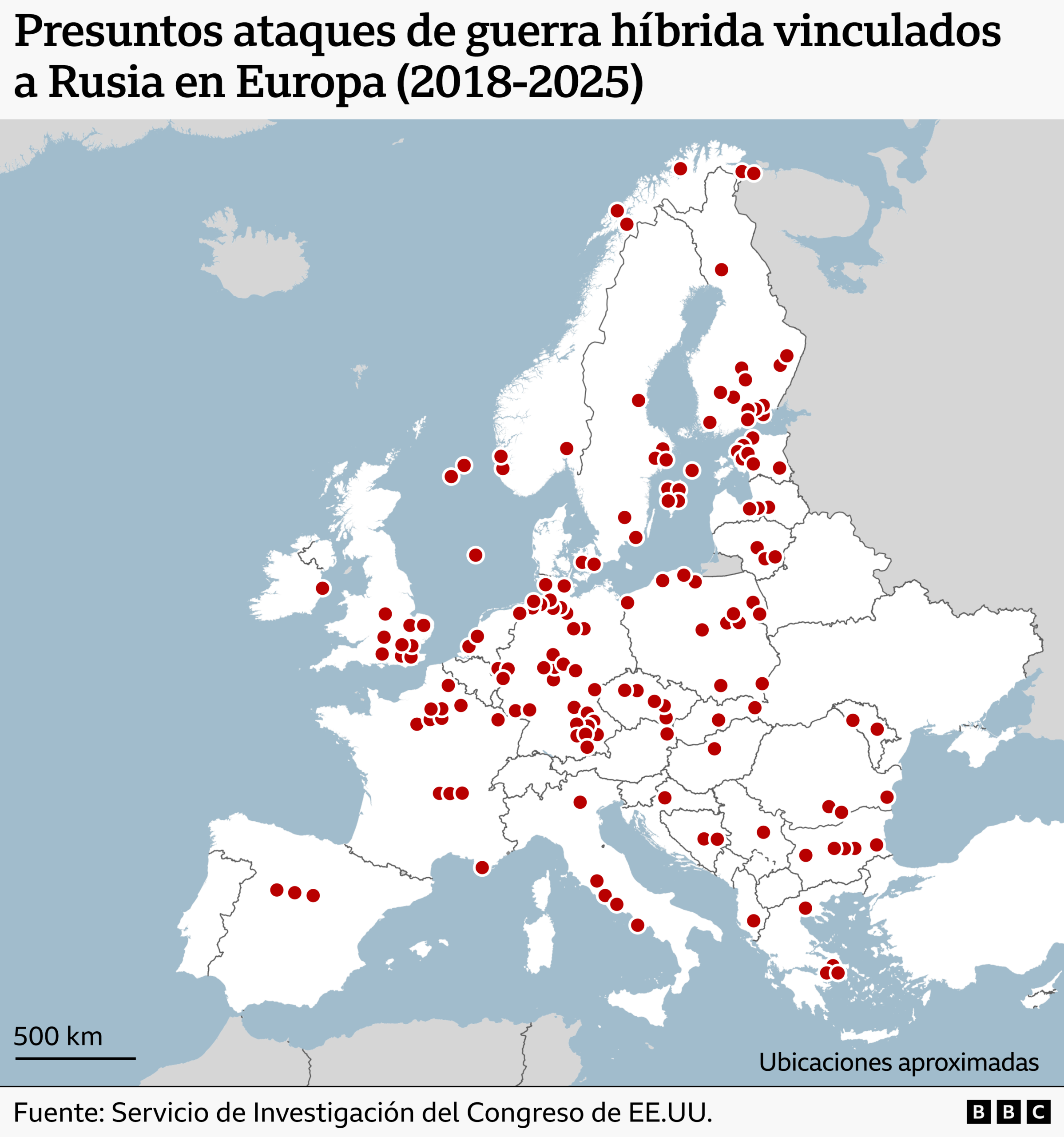 Drones, ciberataques y desinformación: la “guerra híbrida” de la que se acusa a Rusia en Europa
