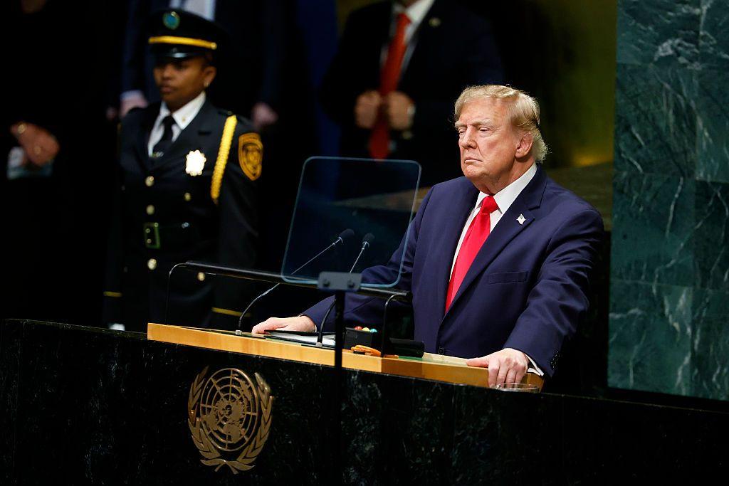 El presidente de Estados Unidos, Donald Trump, se dirige a la Asamblea General de la ONU en Nueva York el 22 de septiembre de 2026.