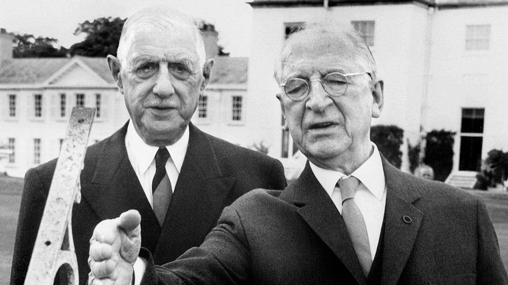 Charles De Gaulle y Eamon de Valera