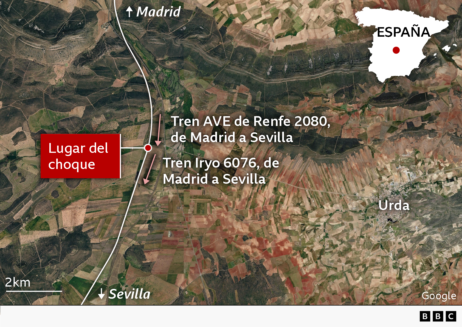 “Reanude con marcha normal”: qué dicen las grabaciones de las llamadas entre el operador y los maquinistas de los trenes que chocaron en España