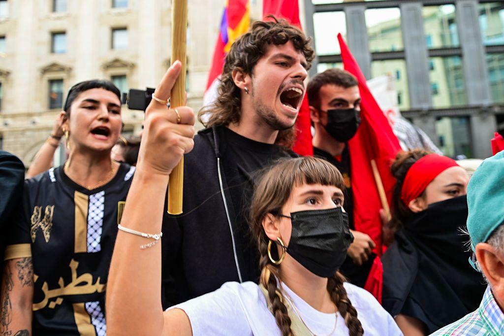 Protesta en Madrid