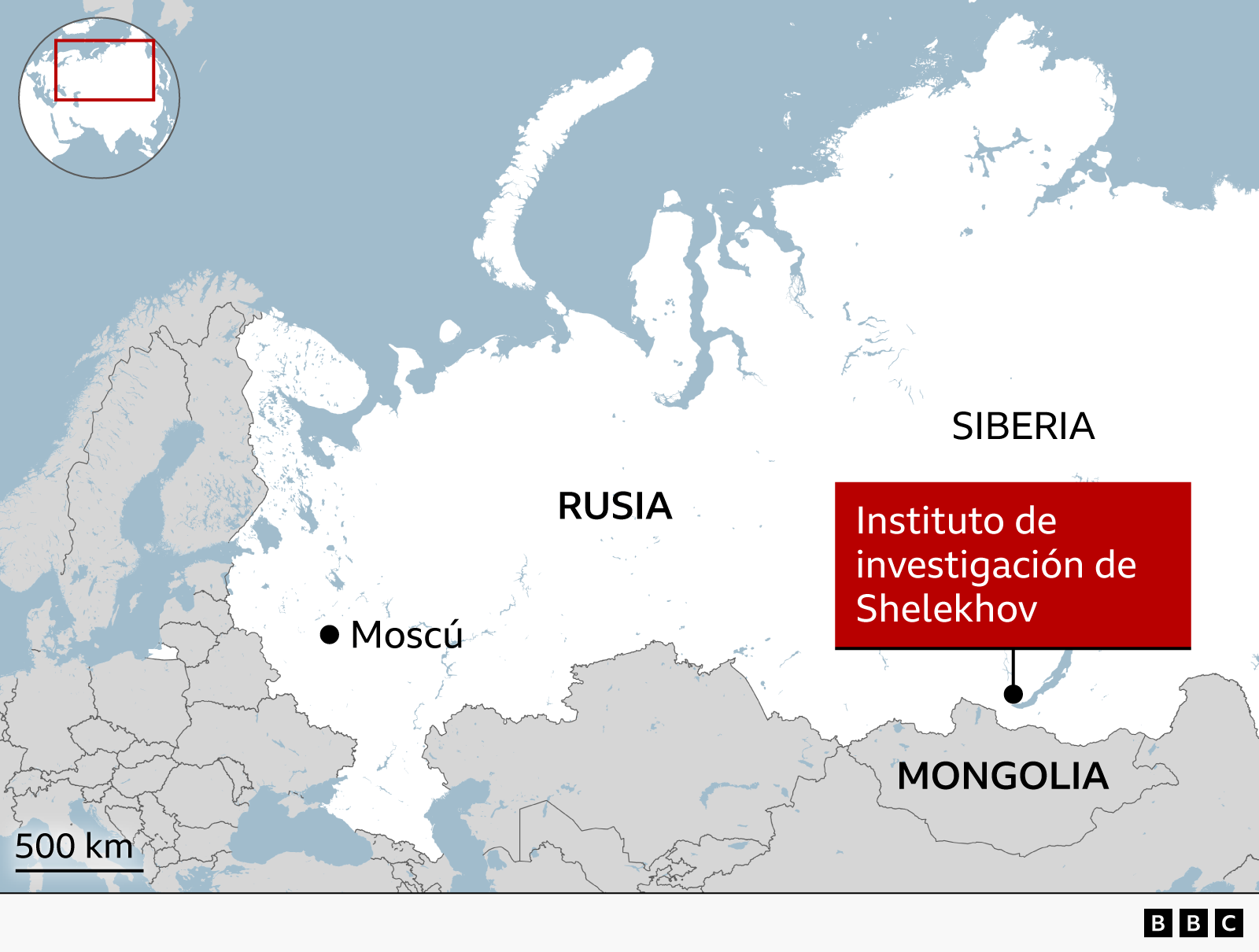 Un mapa muestra el lugar del incidente 