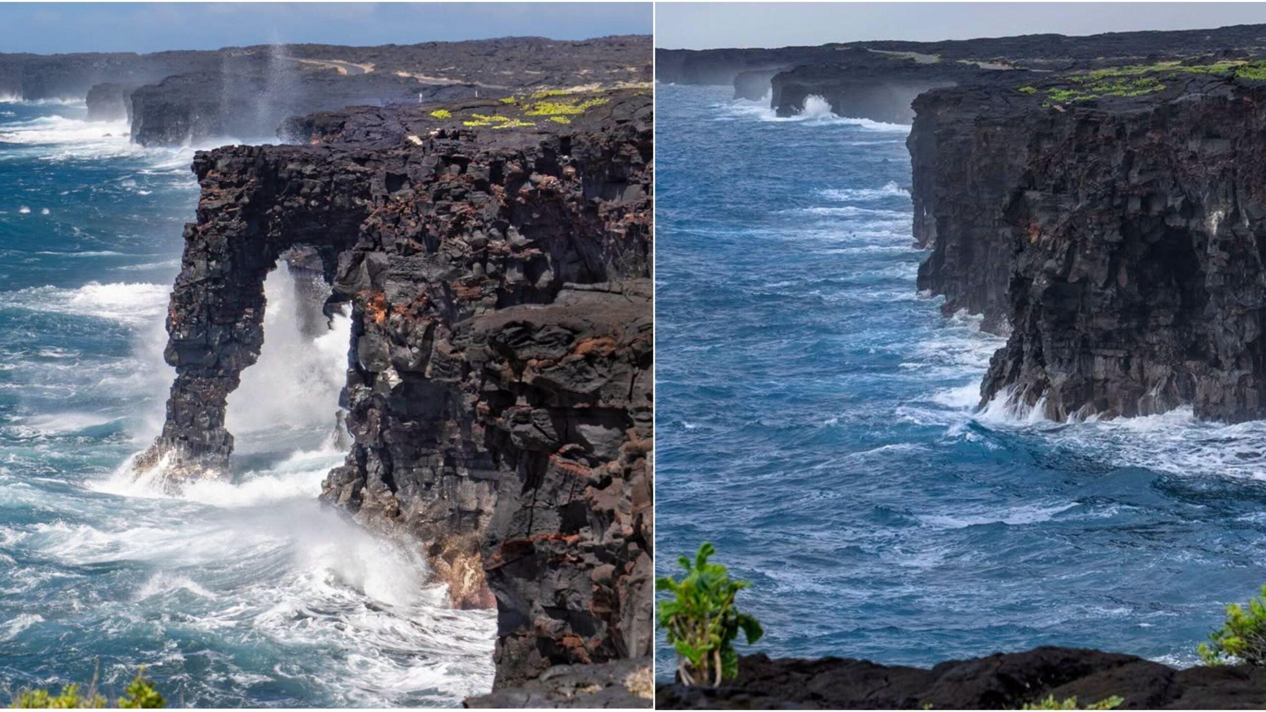 Colapsa en Hawái el emblemático arco marino Hōlei de 550 años de antigüedad
