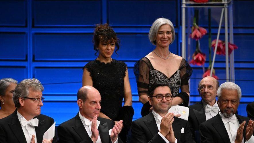 Emmanuelle Charpentier y Jennifer Doudna recibieron juntas el Premio Nobel de Química en 2020. 